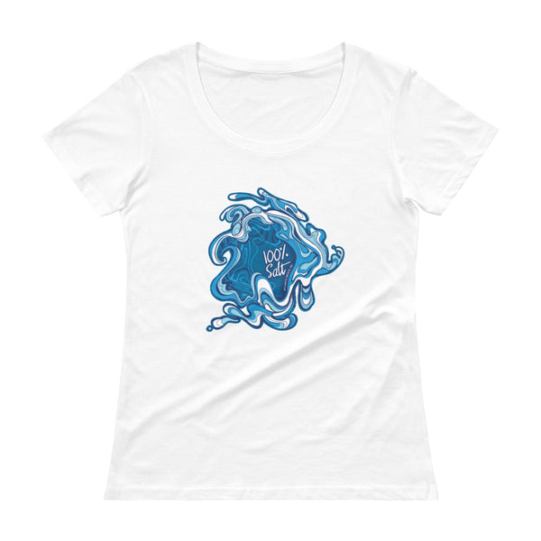 Ladies Go With The Flow Scoopneck T-Shirt