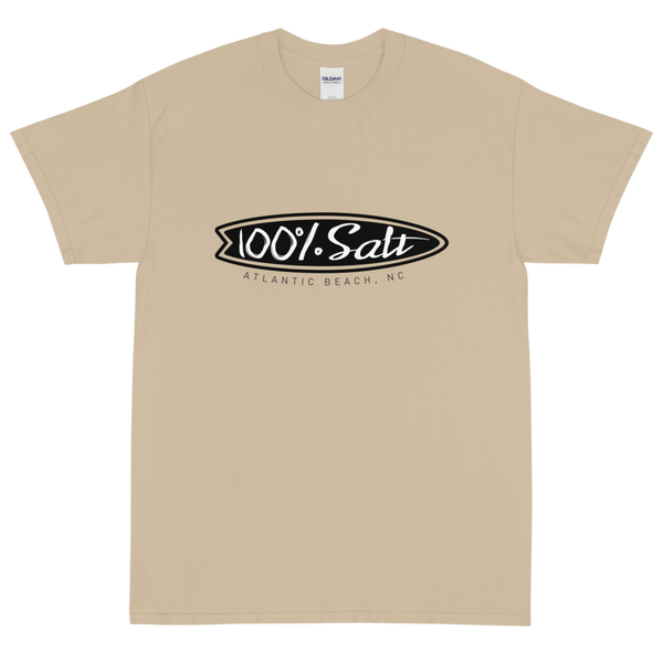 Mens Short Sleeve T-Shirt With Surfboard Logo