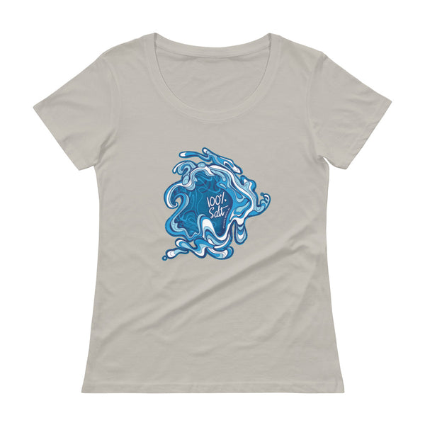 Ladies Go With The Flow Scoopneck T-Shirt
