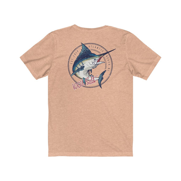 Mens Short-Sleeve Marlin on Back T-Shirt
