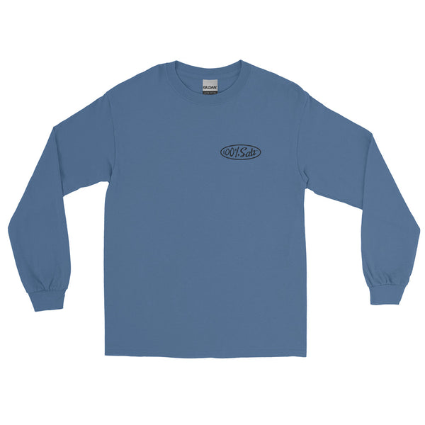 Mens Long Sleeve Shirt With Mahi Mahi Logo