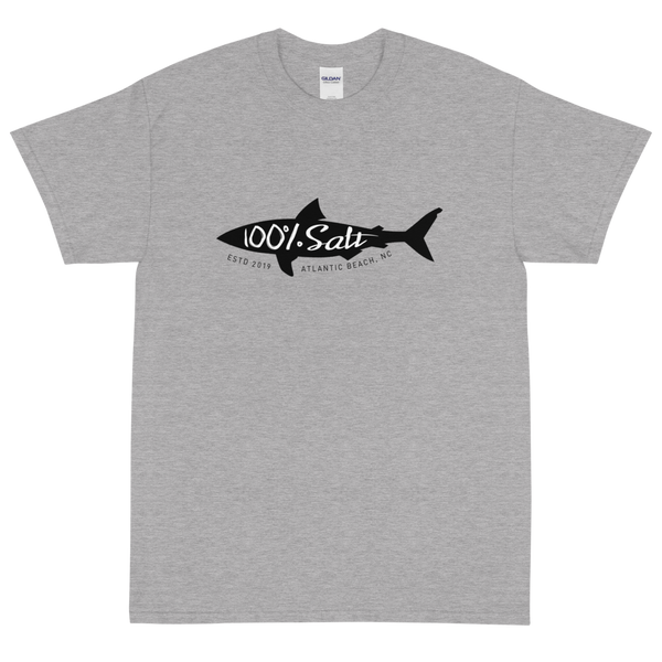 Mens Short Sleeve T-Shirt With Shark Logo