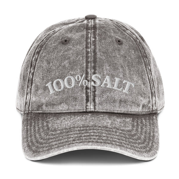 100 % Salt Vintage Cotton Twill Cap