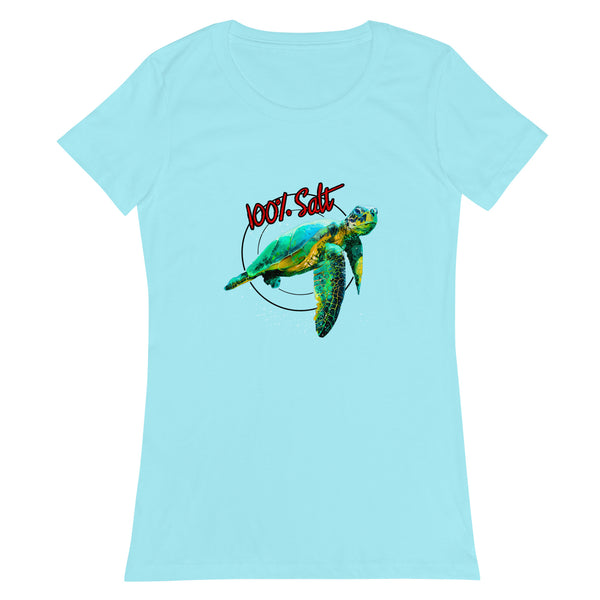 Women’s Fitted T-Shirt Turtle