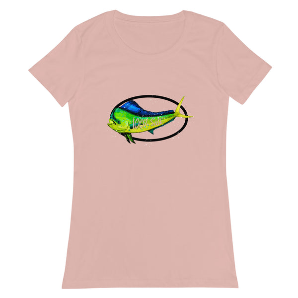 Women’s Fitted T-Shirt Mahi Mahi Logo