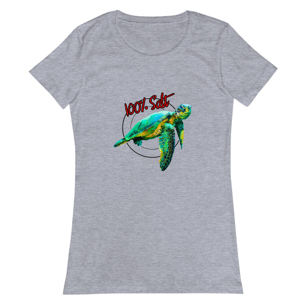 Women’s Fitted T-Shirt Turtle
