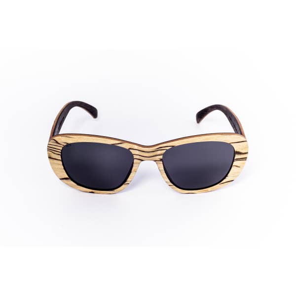 Zebra Wooden Sunglasses